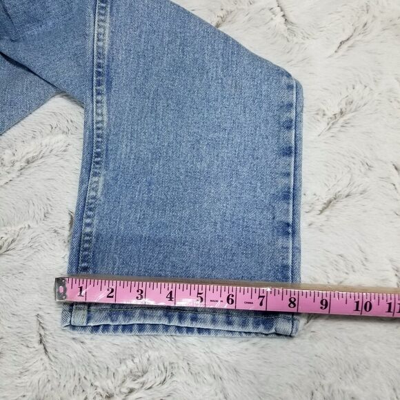 Wrangler Jeans Mens 33x34 Blue Regular Fit Straight Light Wash American Denim - Picture 7 of 13